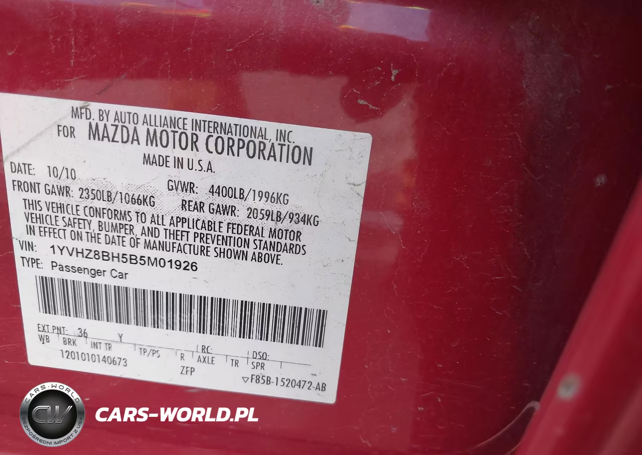 2011 Mazda Mazda6 I Sport VIN:1YVHZ8BH5B5M01926 - 7
