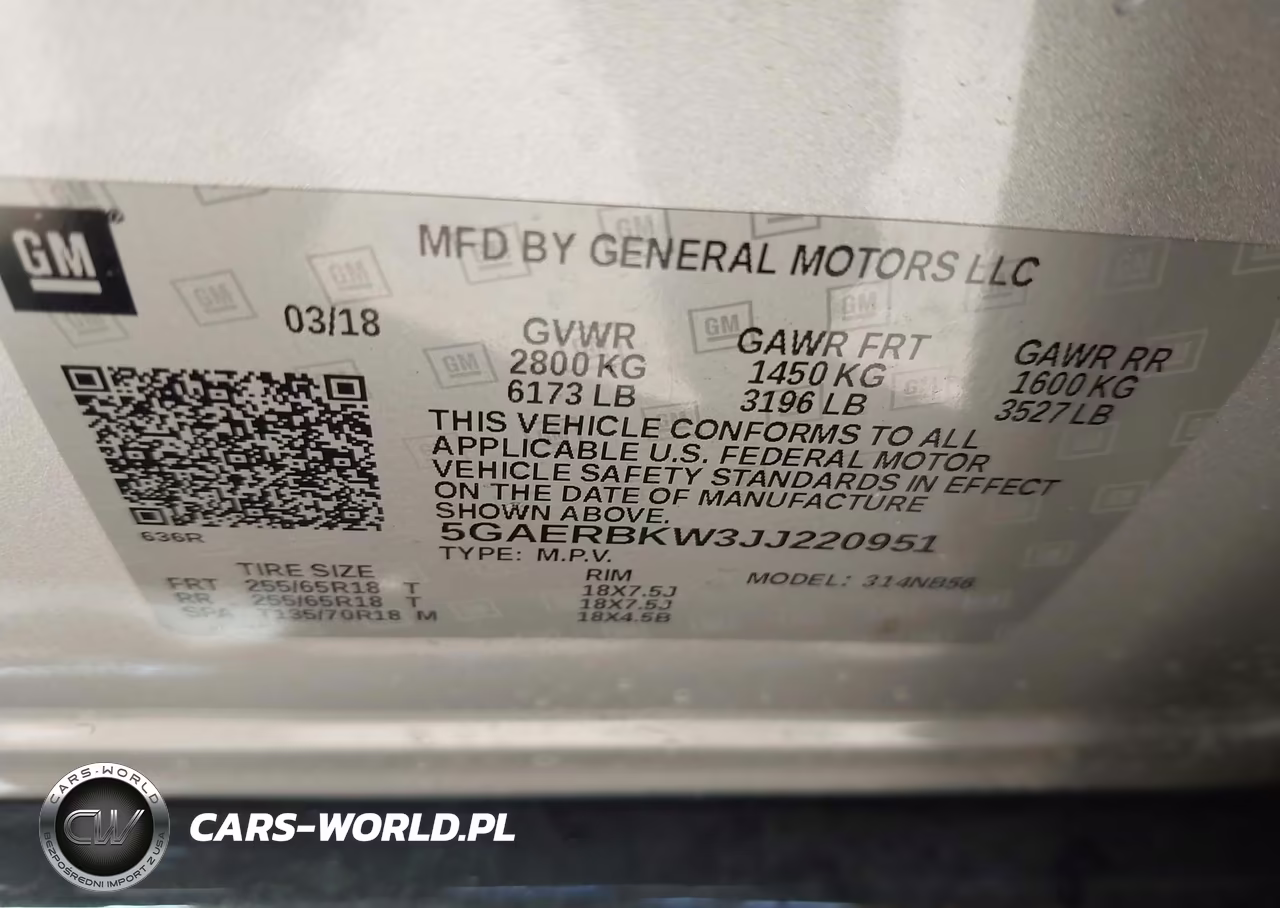 2018 Buick Enclave Essence VIN:5GAERBKW3JJ220951 - 9