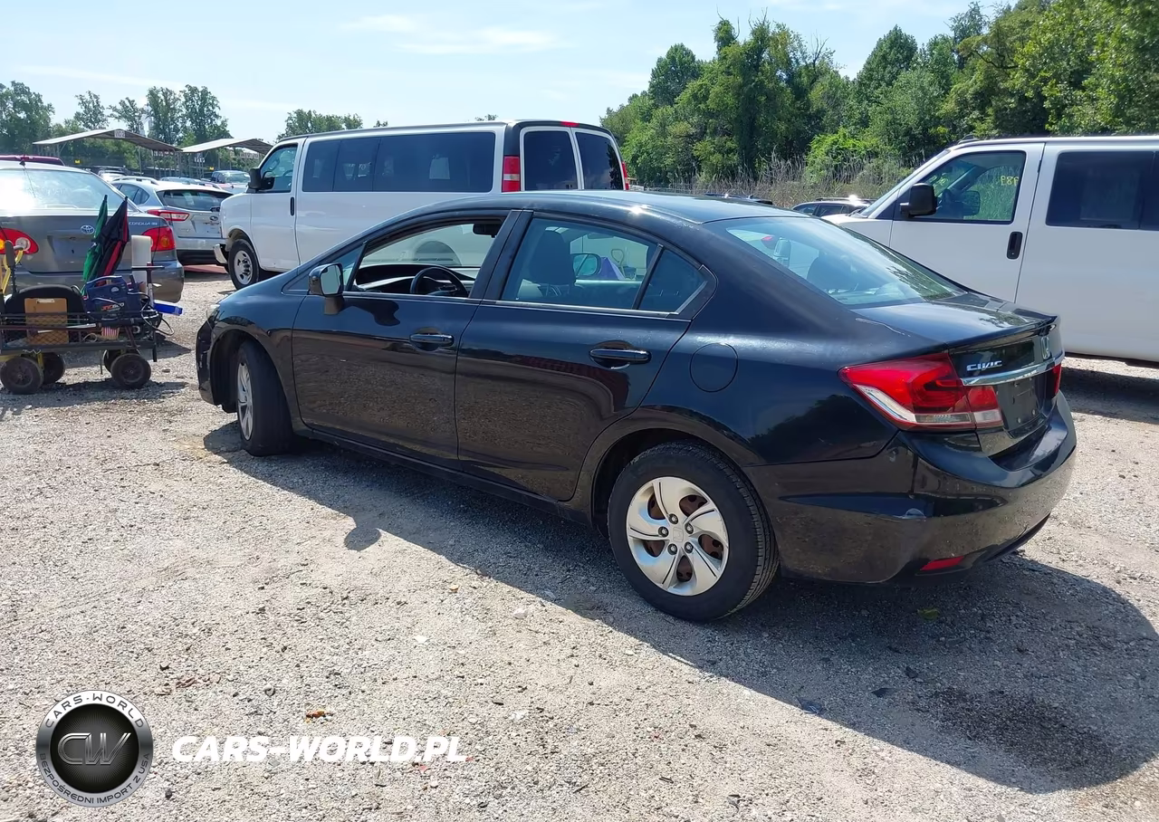 2015 Honda Civic Lx VIN:19XFB2F57FE272841 - 3