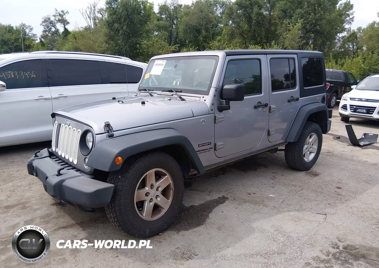 2016 Jeep Wrangler Unlimited Sport VIN:1C4BJWDG4GL278960 - 2