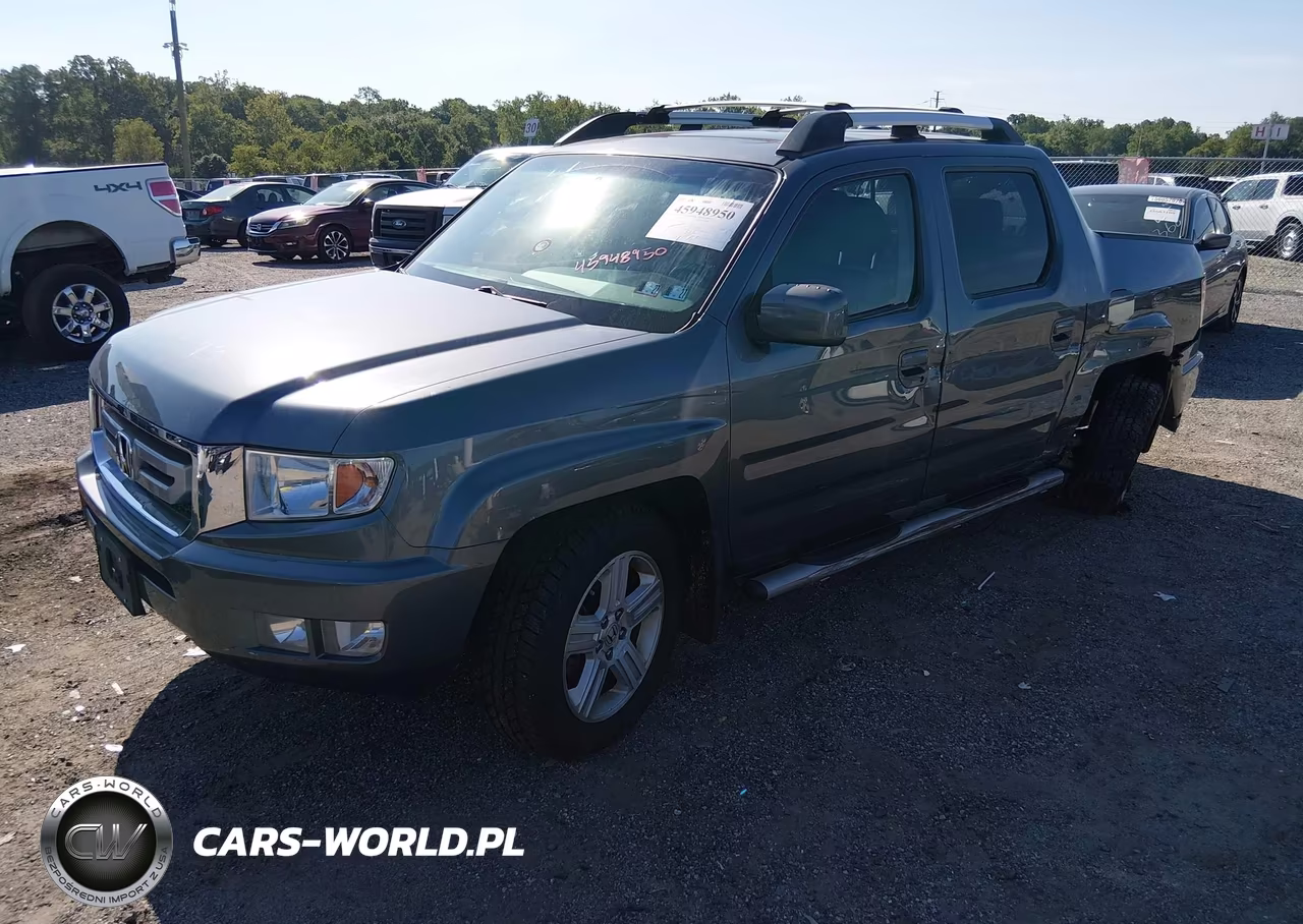 2011 Honda Ridgeline Rtl VIN:5FPYK1F55BB455217 - 2
