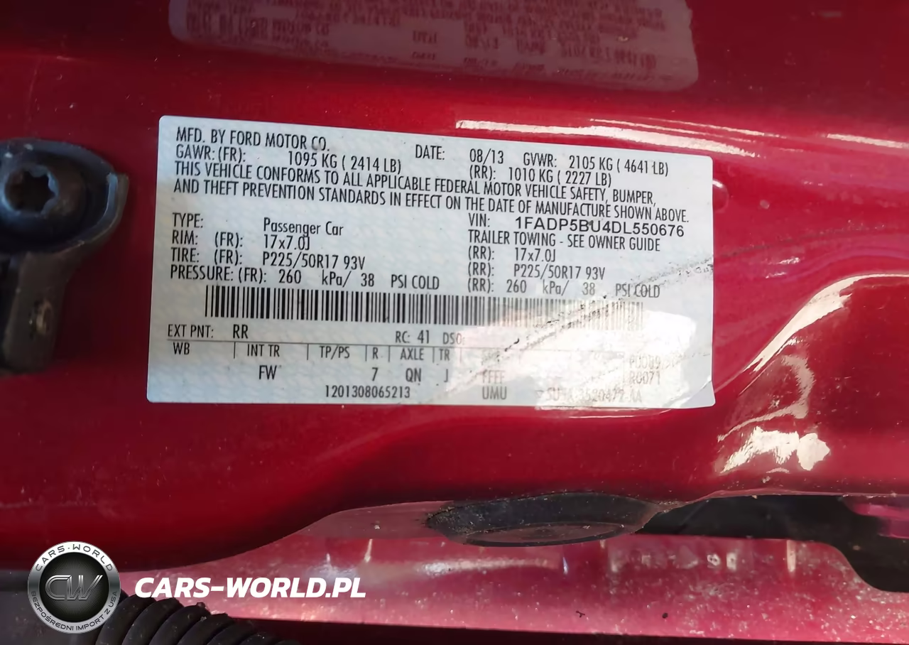 2013 Ford C-Max Hybrid Sel VIN:1FADP5BU4DL550676 - 9