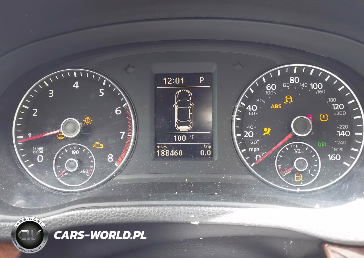 2012 Volkswagen Passat 2.5L Sel VIN:1VWCH7A30CC034947 - 7