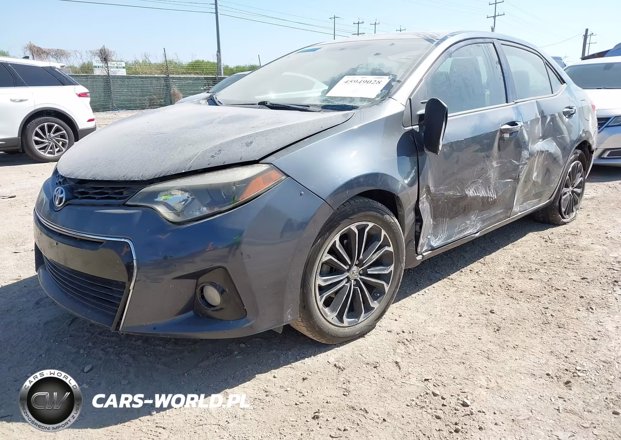 2015 Toyota Corolla S Plus VIN:5YFBURHE0FP254792 - 2