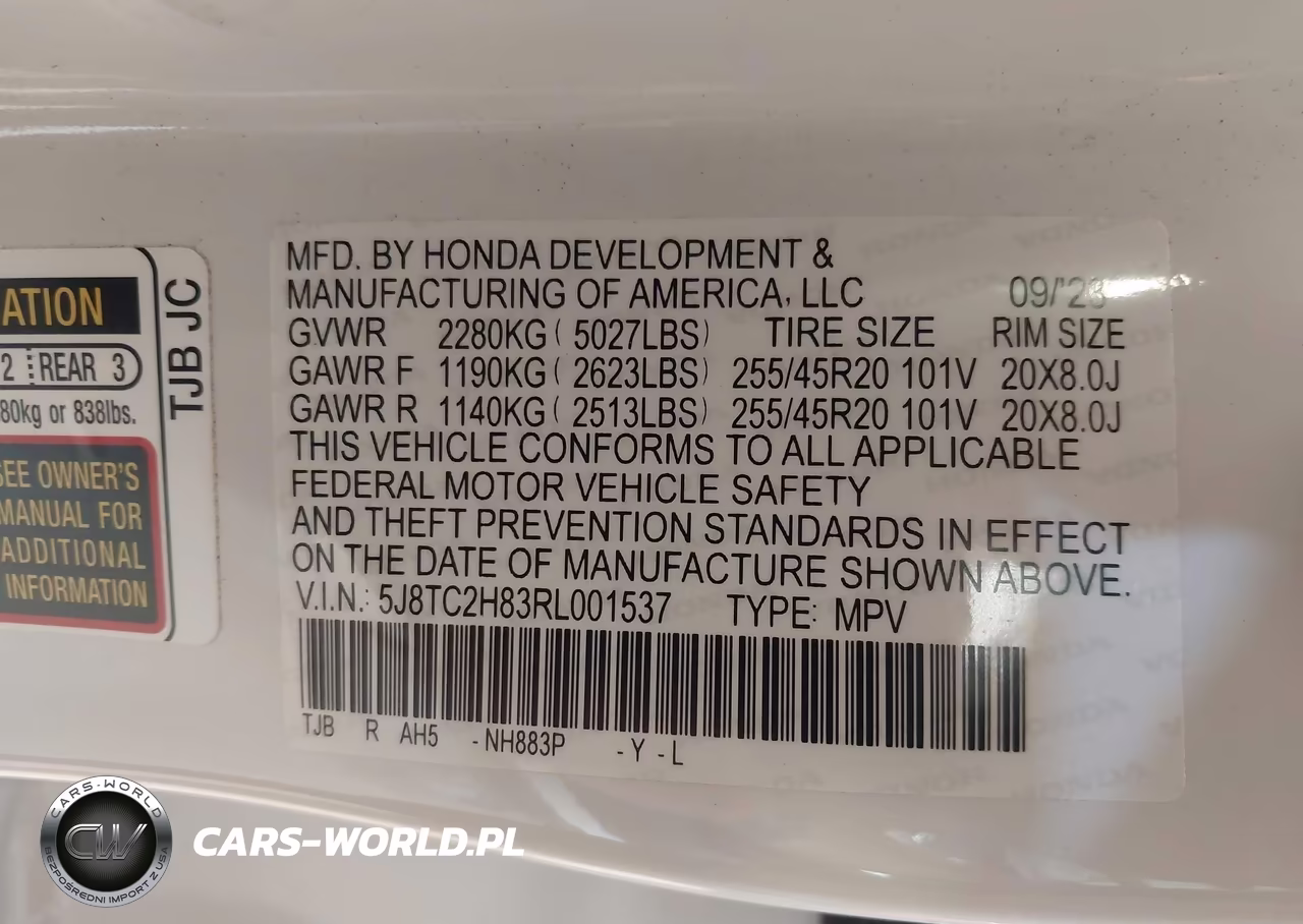 2024 Acura Rdx A-Spec Advance VIN:5J8TC2H83RL001537 - 9