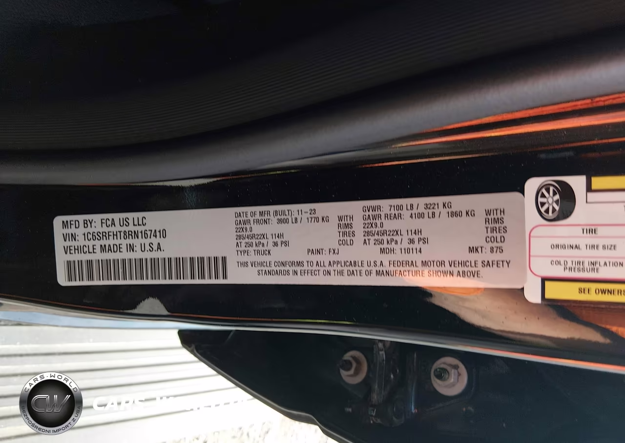 2024 Ram 1500 Limited 4X4 5'7 Box VIN:1C6SRFHT8RN167410 - 9