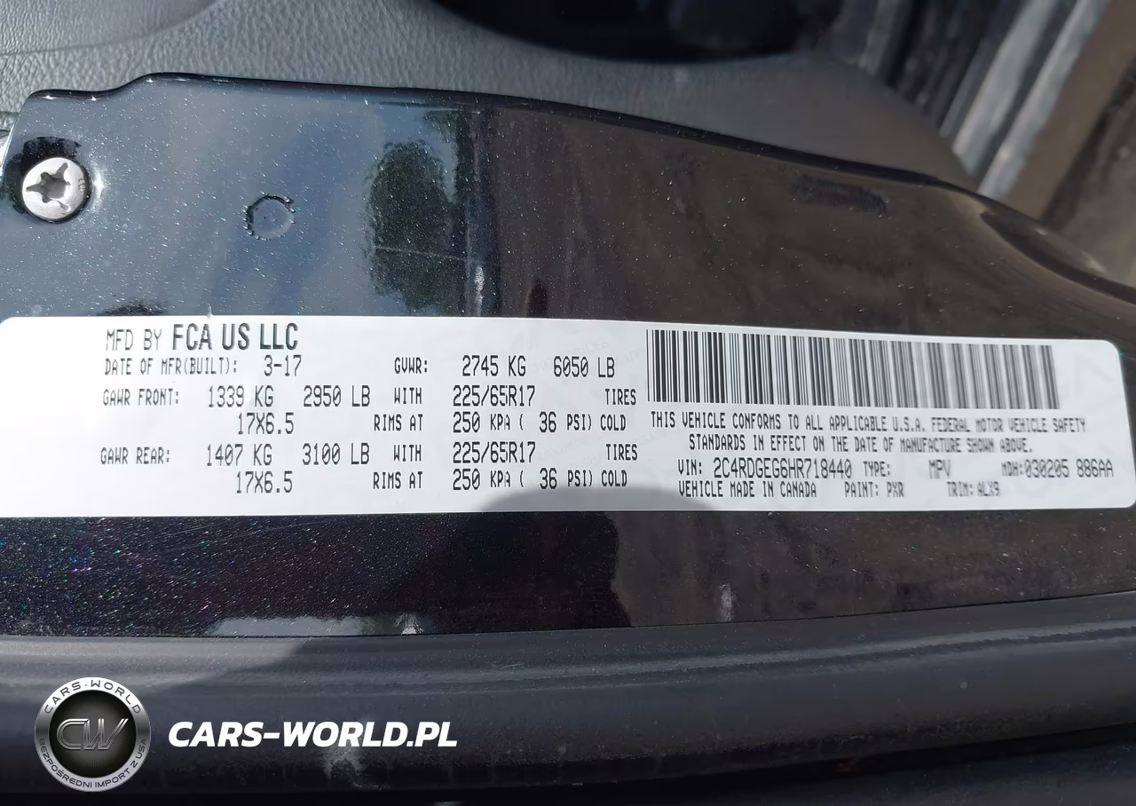 2017 Dodge Grand Caravan Gt VIN:2C4RDGEG6HR718440 - 9