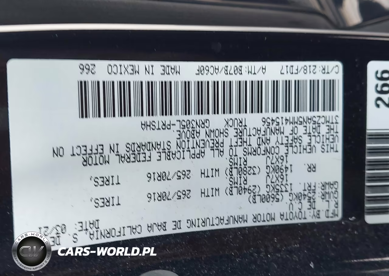 2021 Toyota Tacoma Trd Off-Road VIN:3TMCZ5AN5MM415456 - 9
