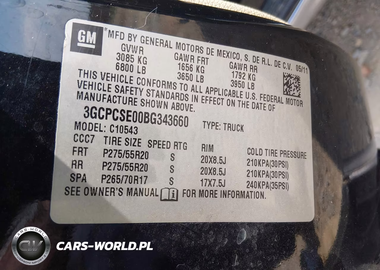 2011 Chevrolet Silverado 1500 Lt VIN:3GCPCSE00BG343660 - 9