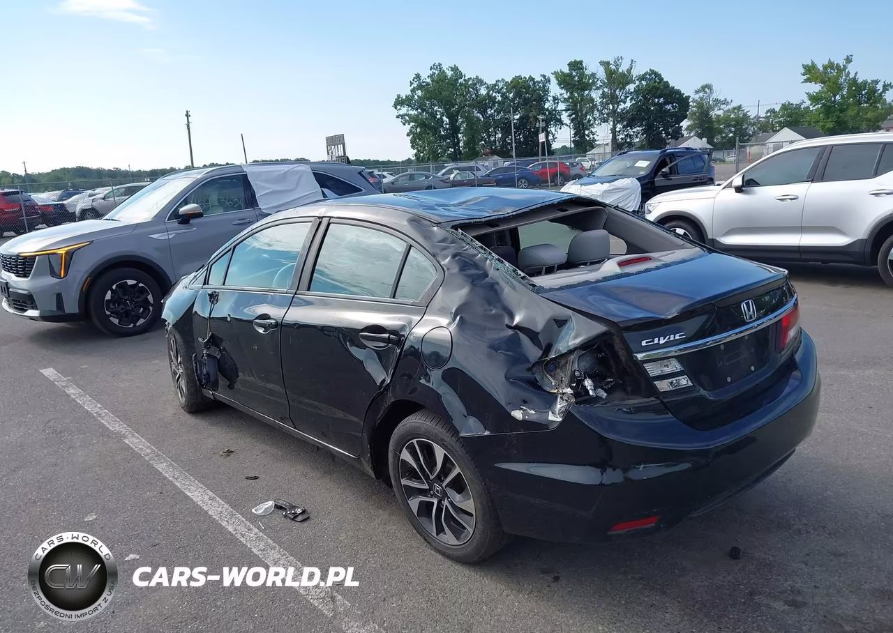 2014 Honda Civic Ex VIN:2HGFB2F86EH542365 - 3
