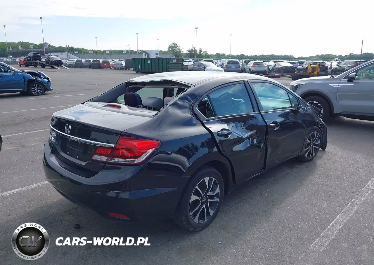 2014 Honda Civic Ex VIN:2HGFB2F86EH542365 - 4