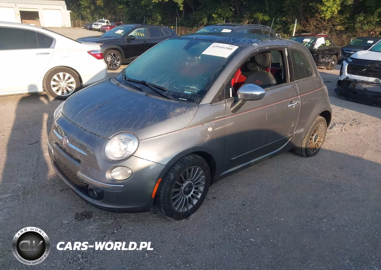 2012 Fiat 500 Lounge VIN:3C3CFFCR4CT366208 - 2