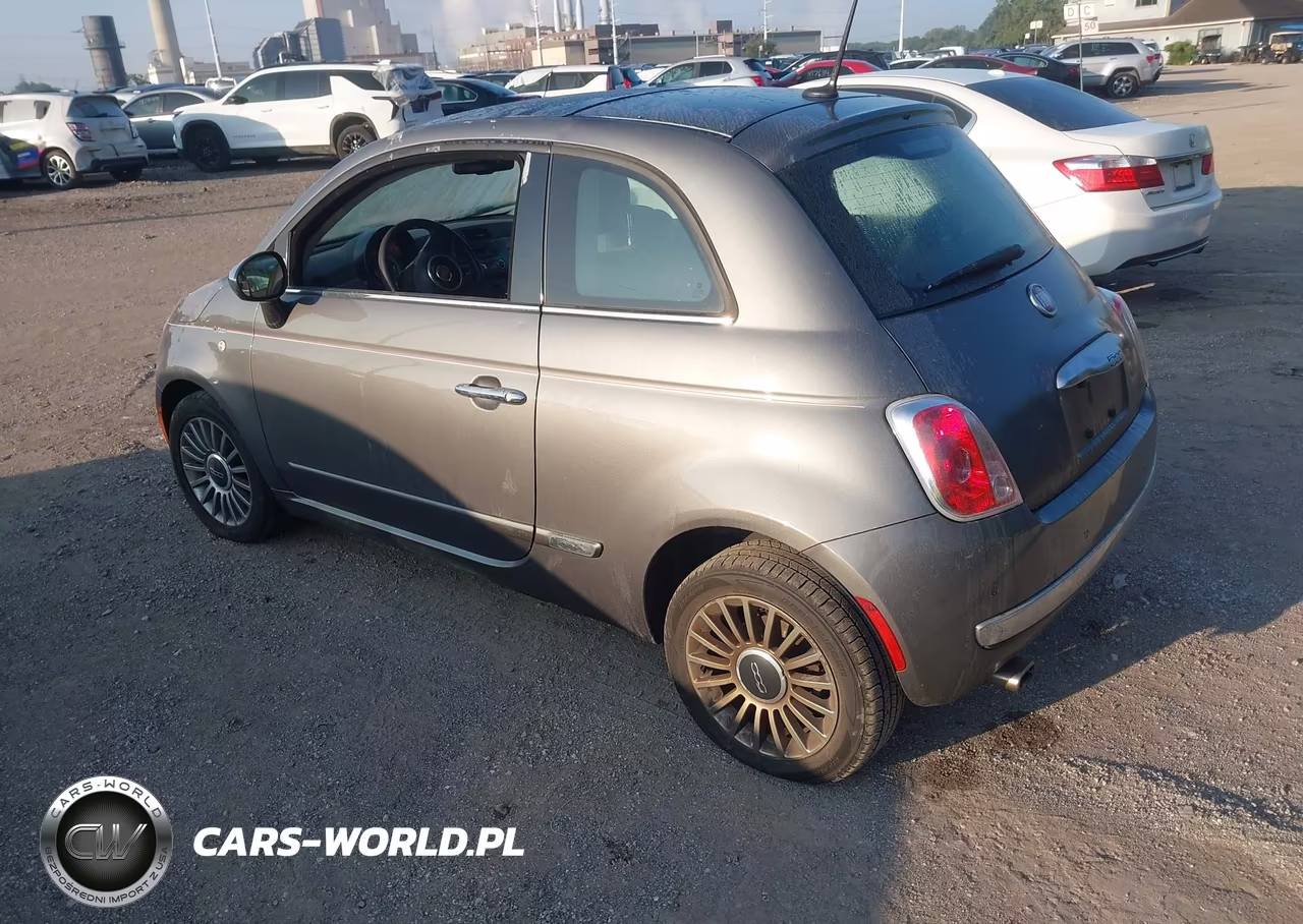 2012 Fiat 500 Lounge VIN:3C3CFFCR4CT366208 - 3