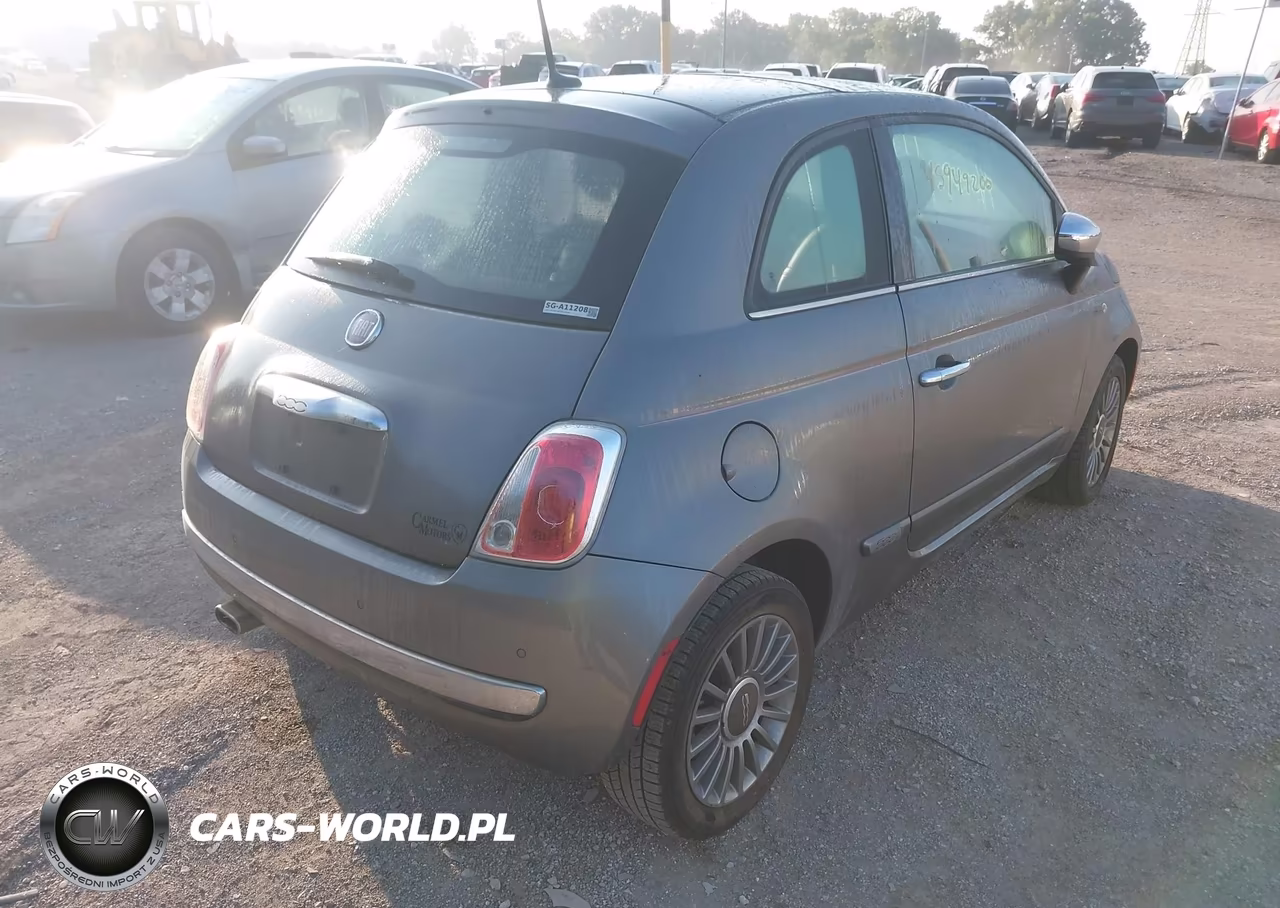 2012 Fiat 500 Lounge VIN:3C3CFFCR4CT366208 - 4