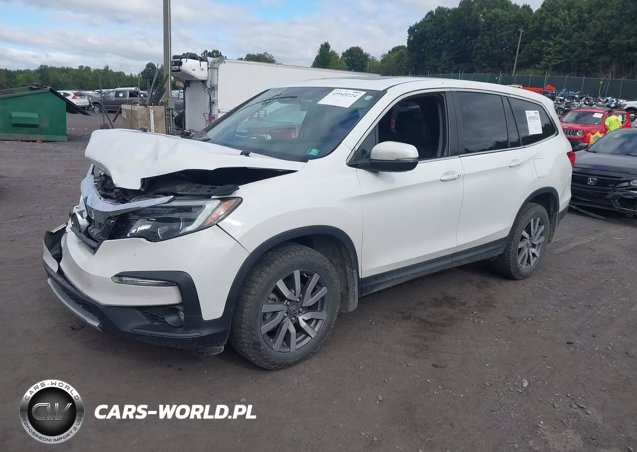2021 Honda Pilot Awd Ex-L VIN:5FNYF6H53MB060883 - 2