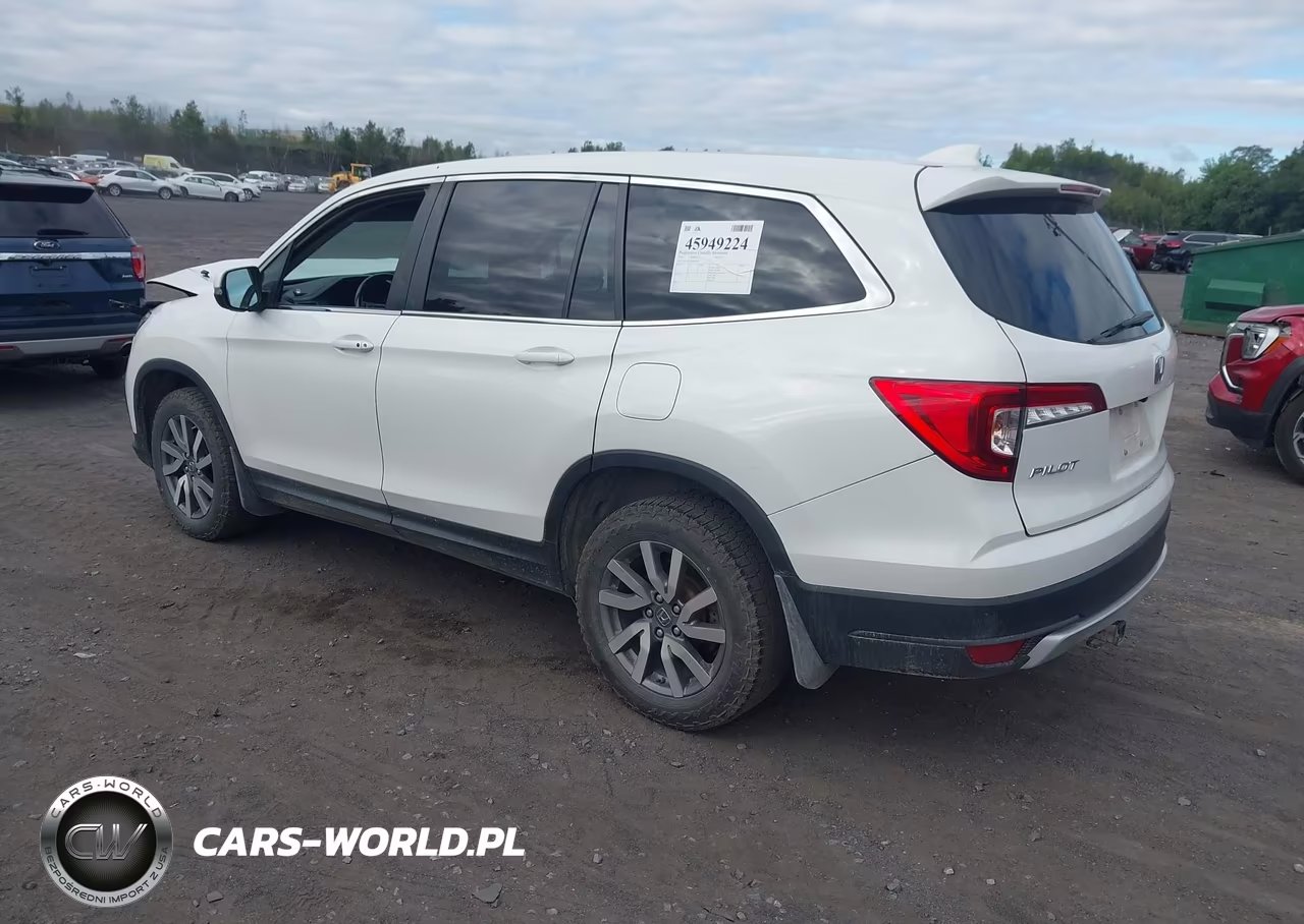 2021 Honda Pilot Awd Ex-L VIN:5FNYF6H53MB060883 - 3
