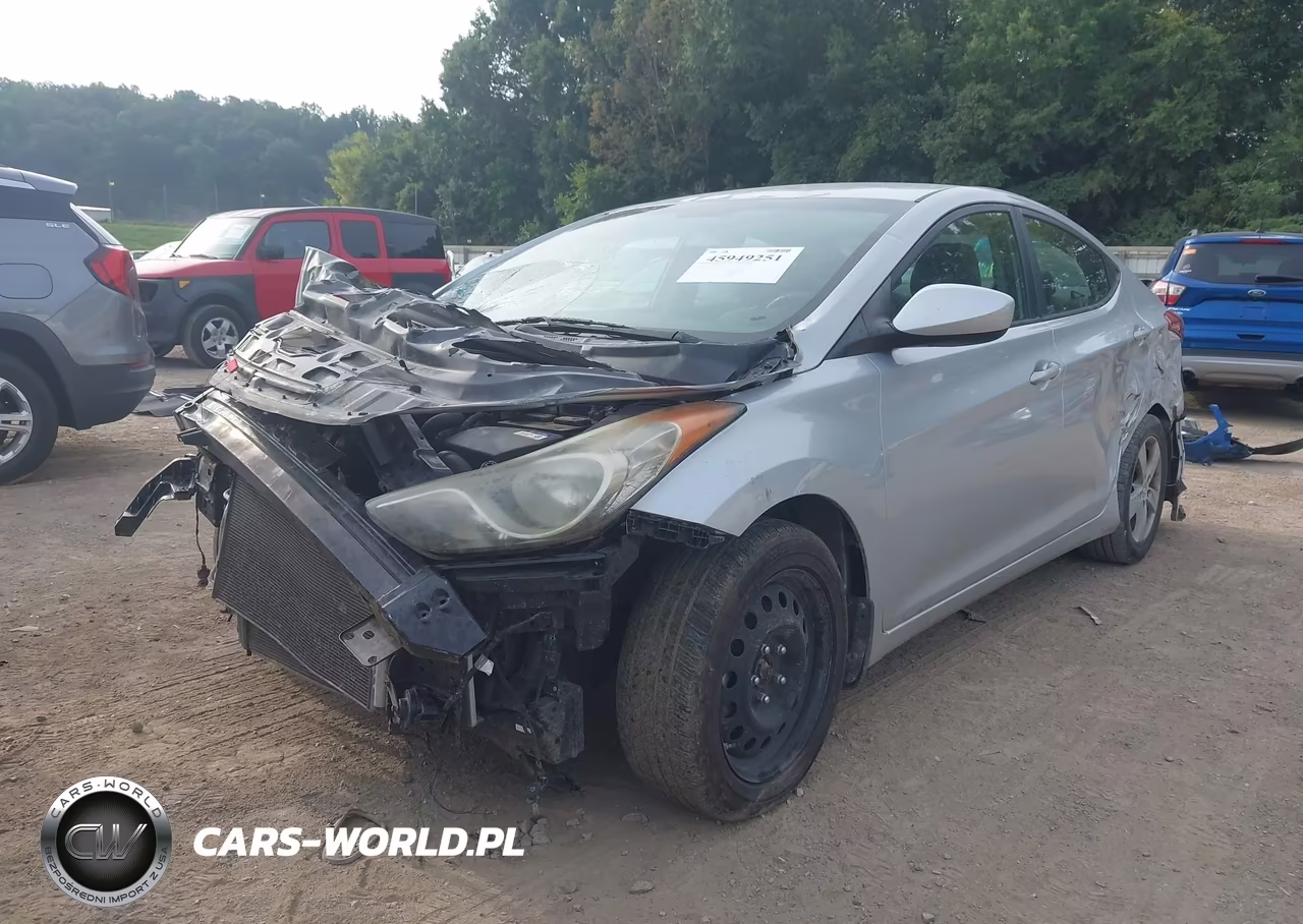 2013 Hyundai Elantra Gls VIN:KMHDH4AEXDU843547 - 2