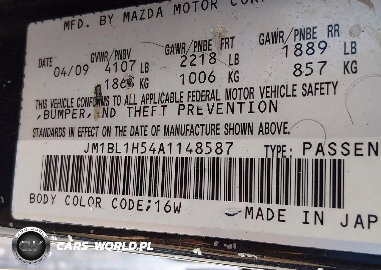 2010 Mazda Mazda3 S Sport VIN:JM1BL1H54A1148587 - 9