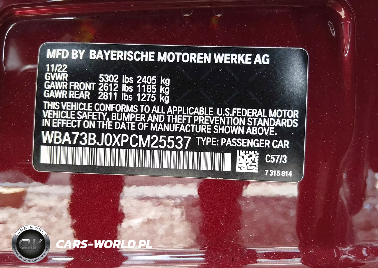 2023 BMW 540 I xDrive VIN:WBA73BJ0XPCM25537 - 9