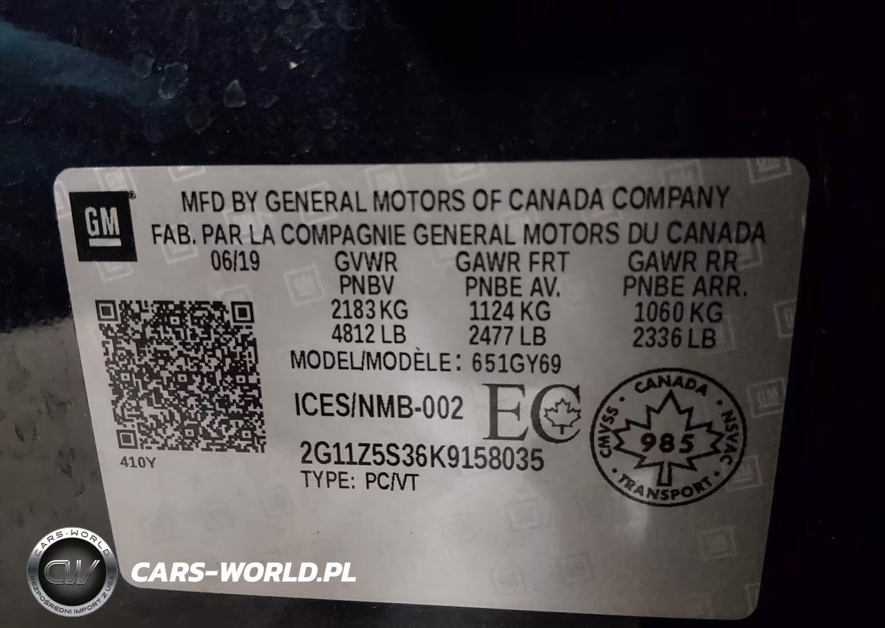 2019 Chevrolet Impala 1Lt VIN:2G11Z5S36K9158035 - 9
