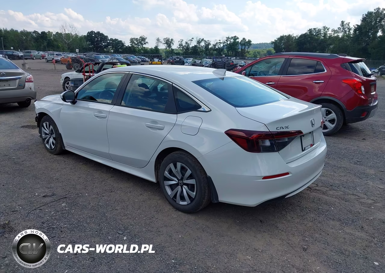 2026 Honda Civic Lx VIN:2HGFE2F29TH530016 - 3