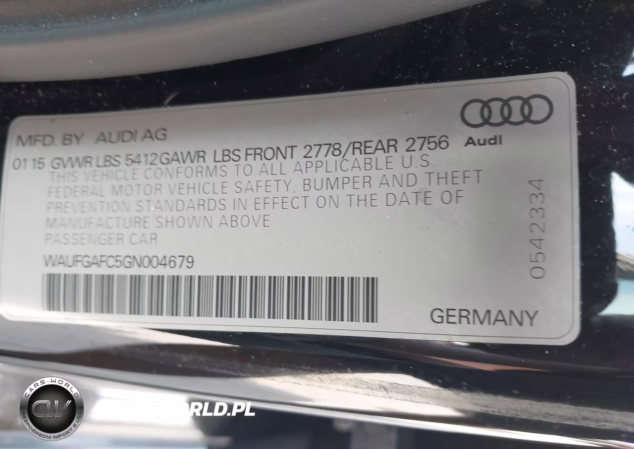 2016 Audi A6 3.0T Premium Plus VIN:WAUFGAFC5GN004679 - 9