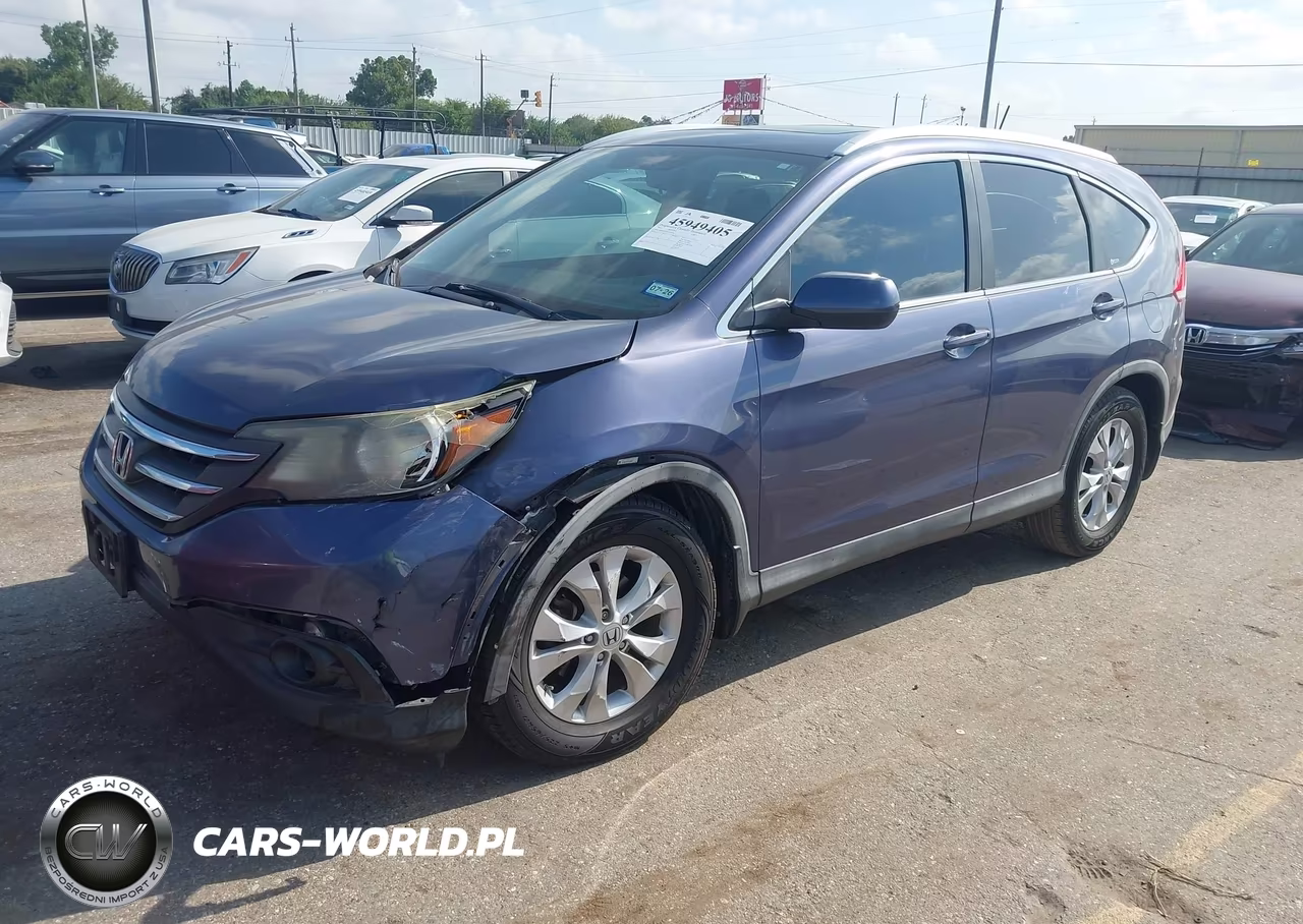 2012 Honda Cr-V Ex-L VIN:5J6RM3H75CL039596 - 2