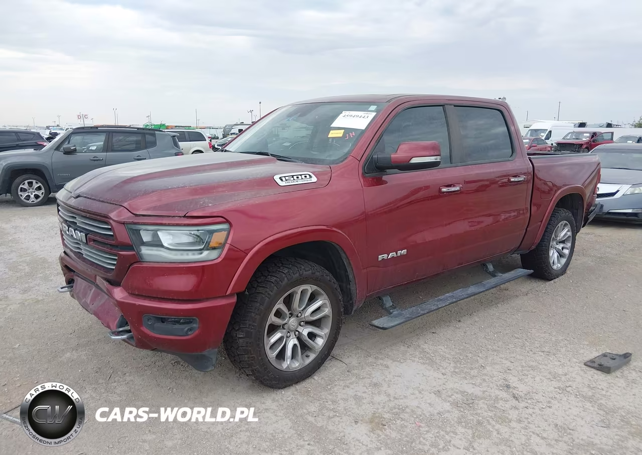 2021 Ram 1500 Laramie 4X4 5'7 Box VIN:1C6SRFJT3MN743312 - 2