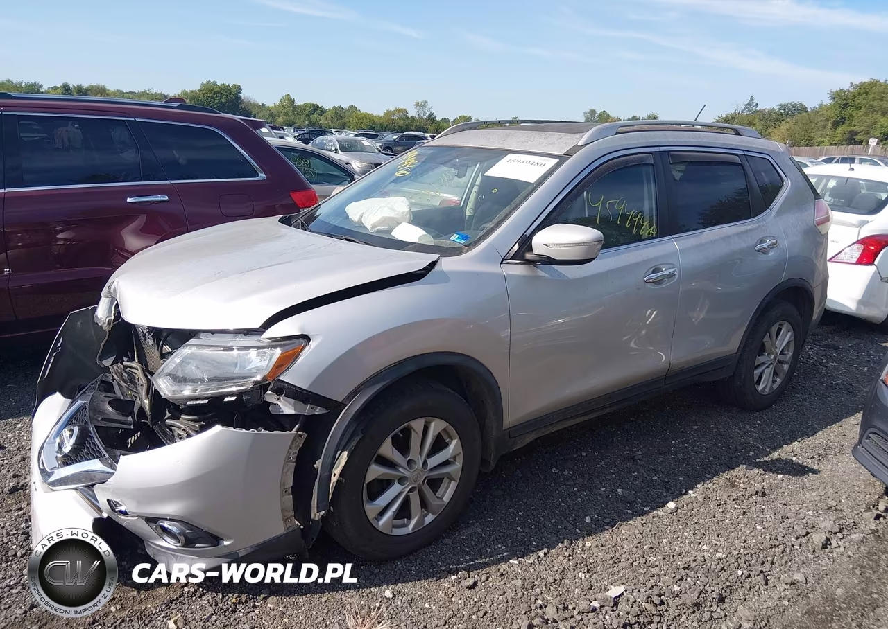 2015 Nissan Rogue Sv VIN:KNMAT2MV8FP505037 - 2