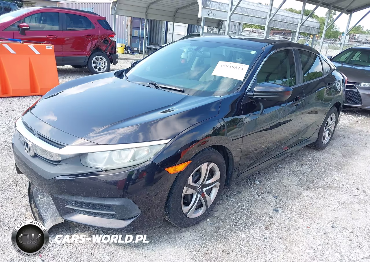2016 Honda Civic Lx VIN:19XFC2F51GE012448 - 2