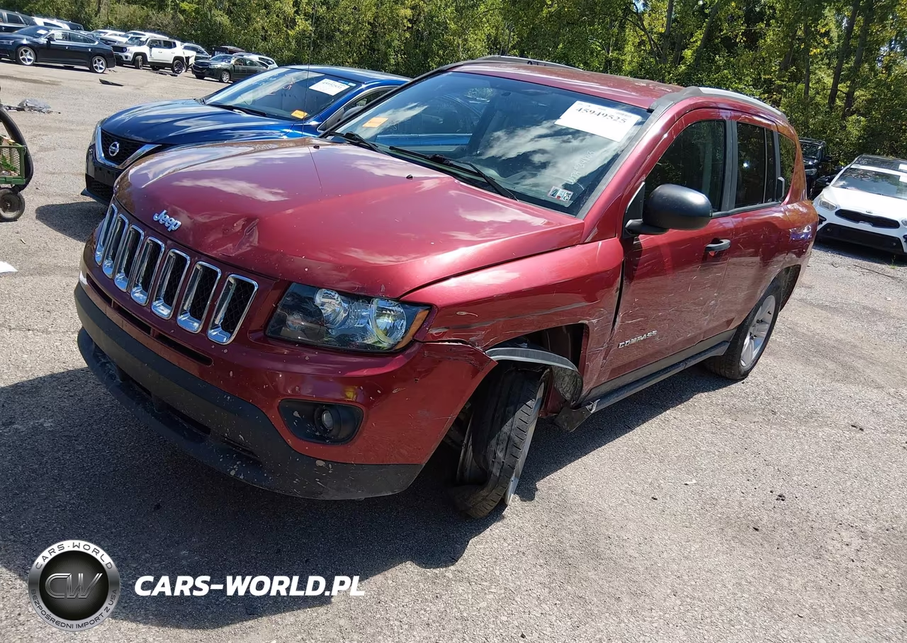 2017 Jeep Compass Sport VIN:1C4NJDBB7HD168327 - 2