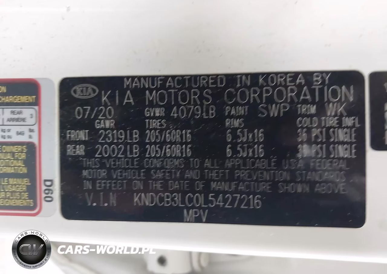 2020 Kia Niro Lx VIN:KNDCB3LC0L5427216 - 9