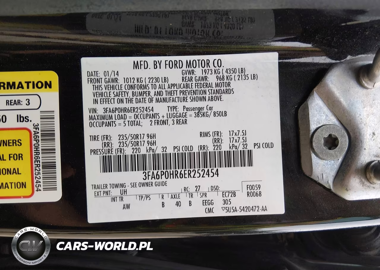 2014 Ford Fusion Se VIN:3FA6P0HR6ER252454 - 9
