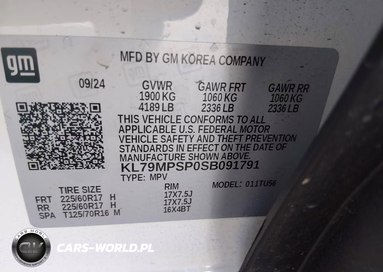 2025 Chevrolet Trailblazer Fwd Lt VIN:KL79MPSP0SB091791 - 9