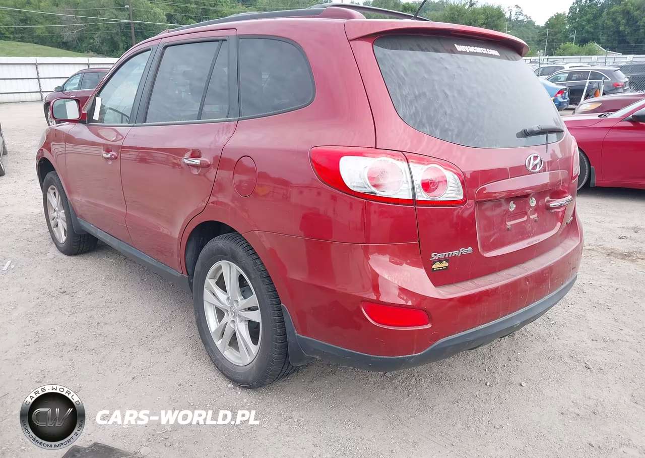 2012 Hyundai Santa Fe Limited V6 VIN:5XYZKDAG1CG106198 - 3