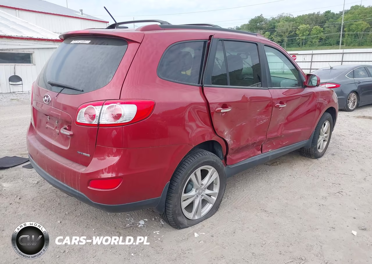 2012 Hyundai Santa Fe Limited V6 VIN:5XYZKDAG1CG106198 - 4