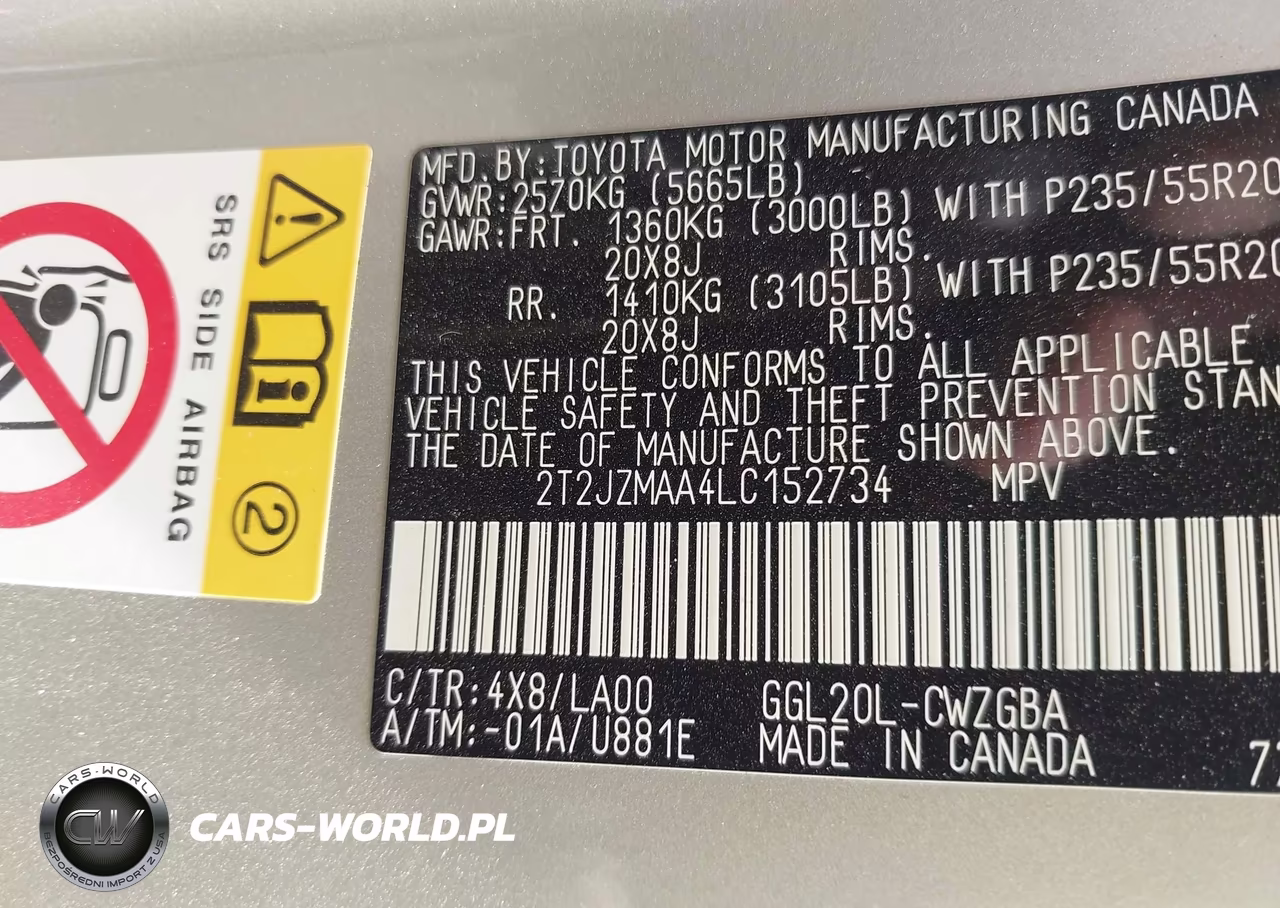 2020 Lexus Rx 350 VIN:2T2JZMAA4LC152734 - 9