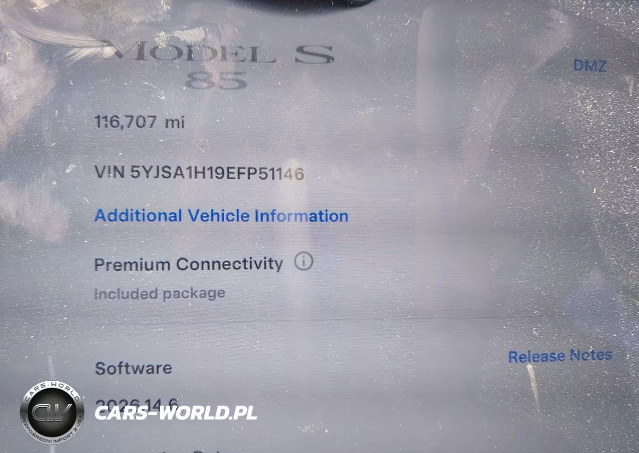 2014 Tesla Model S P85 VIN:5YJSA1H19EFP51146 - 15