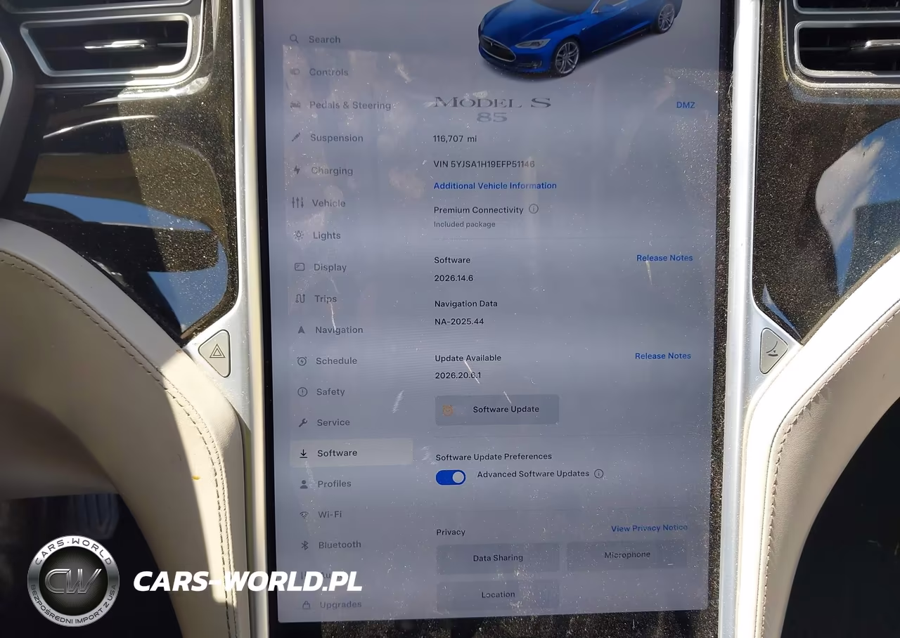 2014 Tesla Model S P85 VIN:5YJSA1H19EFP51146 - 18