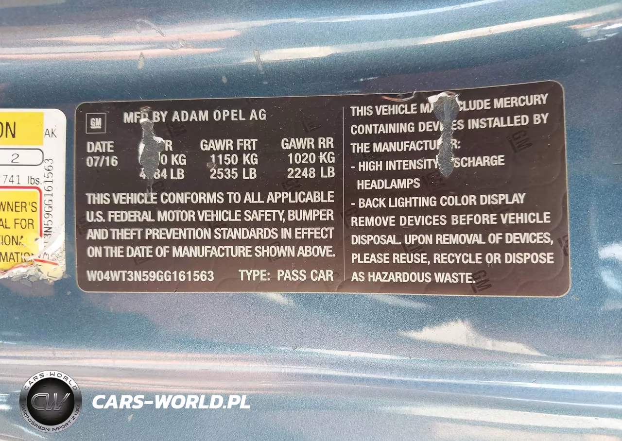 2016 Buick Cascada Premium VIN:W04WT3N59GG161563 - 9