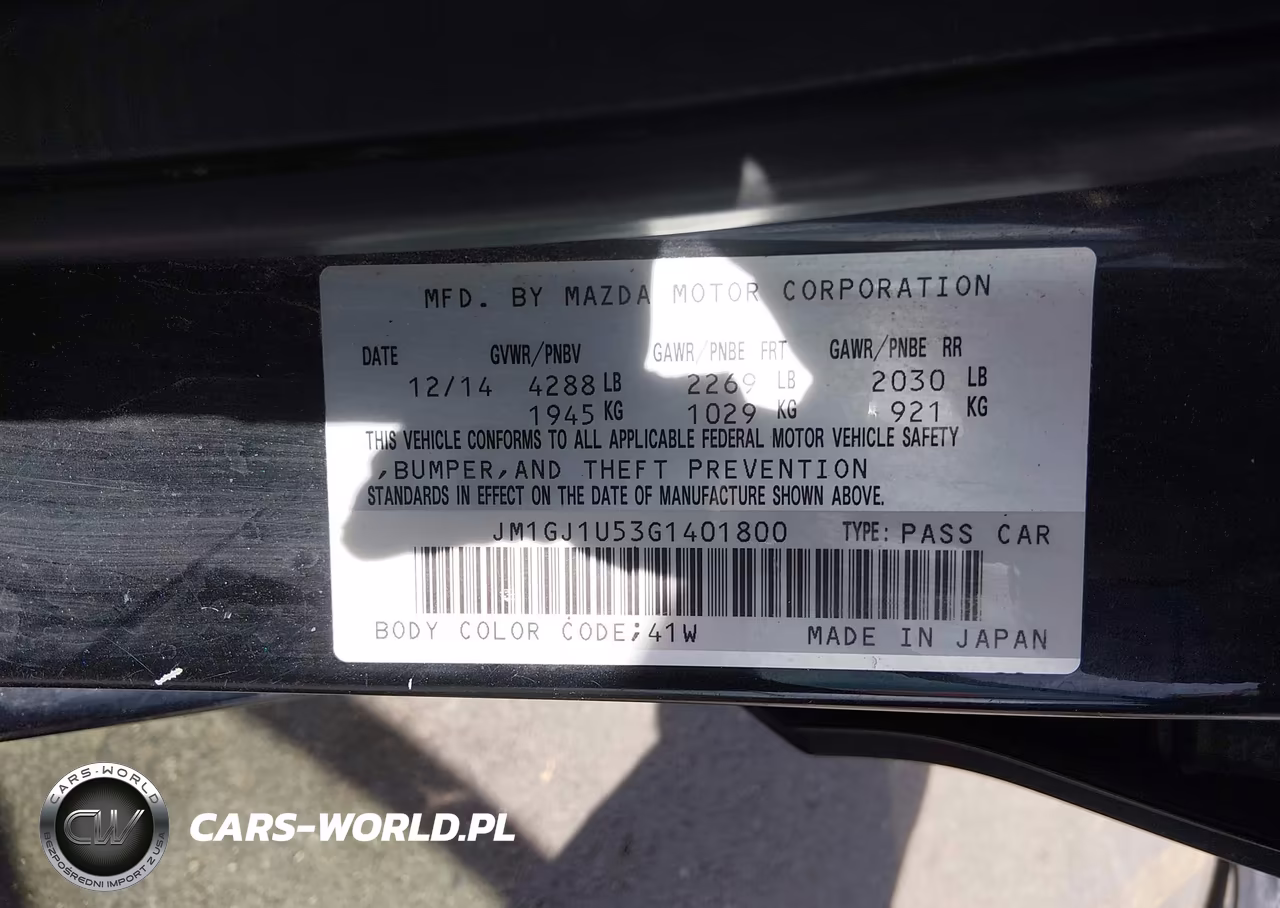2016 Mazda Mazda6 I Sport VIN:JM1GJ1U53G1401800 - 9