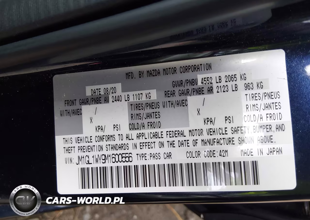 2021 Mazda Mazda6 Grand Touring Reserve VIN:JM1GL1WY9M1600556 - 9