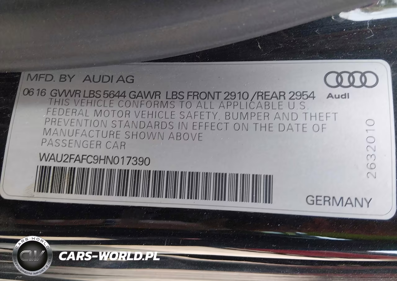 2017 Audi S7 4.0T Premium Plus VIN:WAU2FAFC9HN017390 - 9