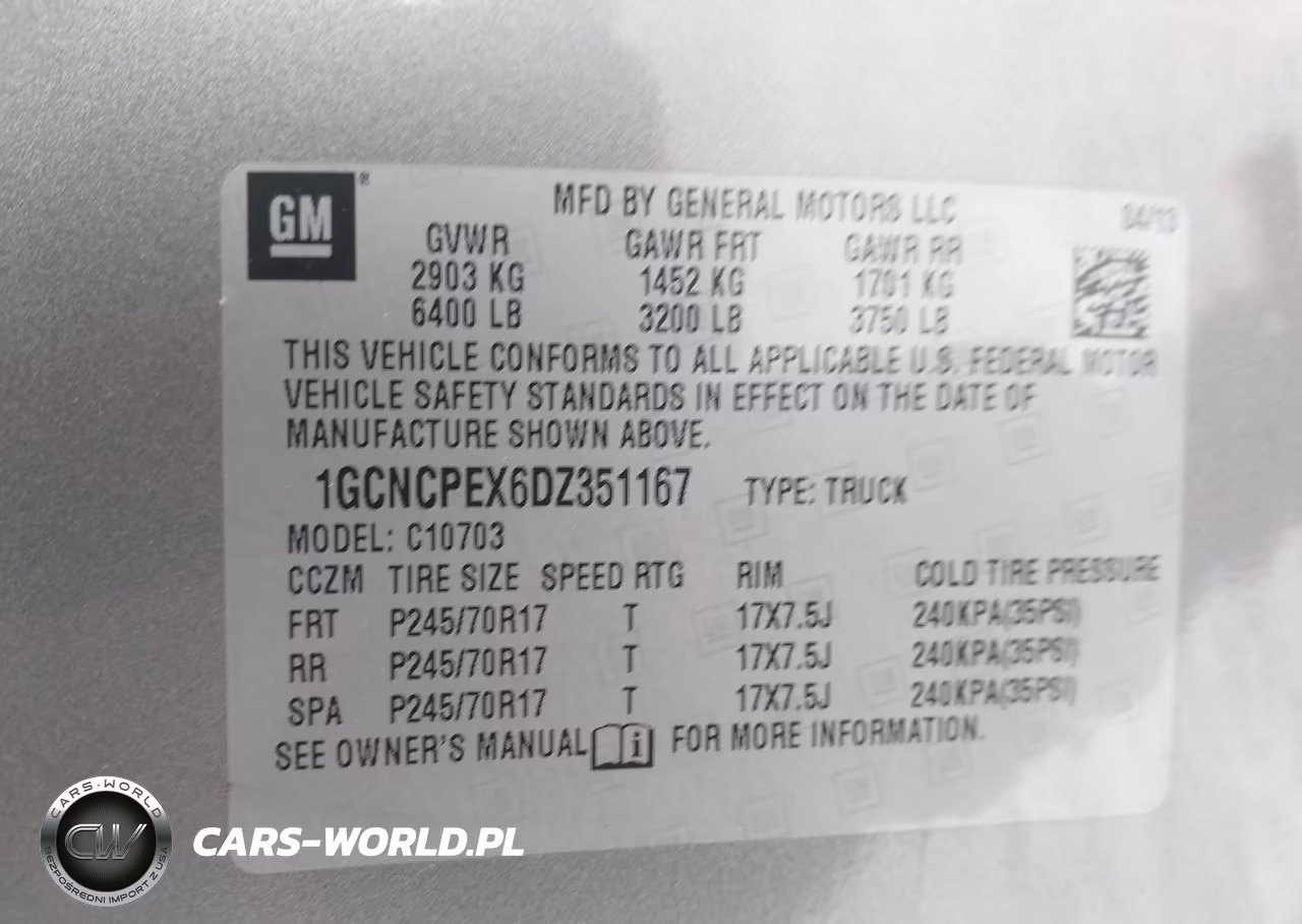 2013 Chevrolet Silverado 1500 Work Truck VIN:1GCNCPEX6DZ351167 - 9