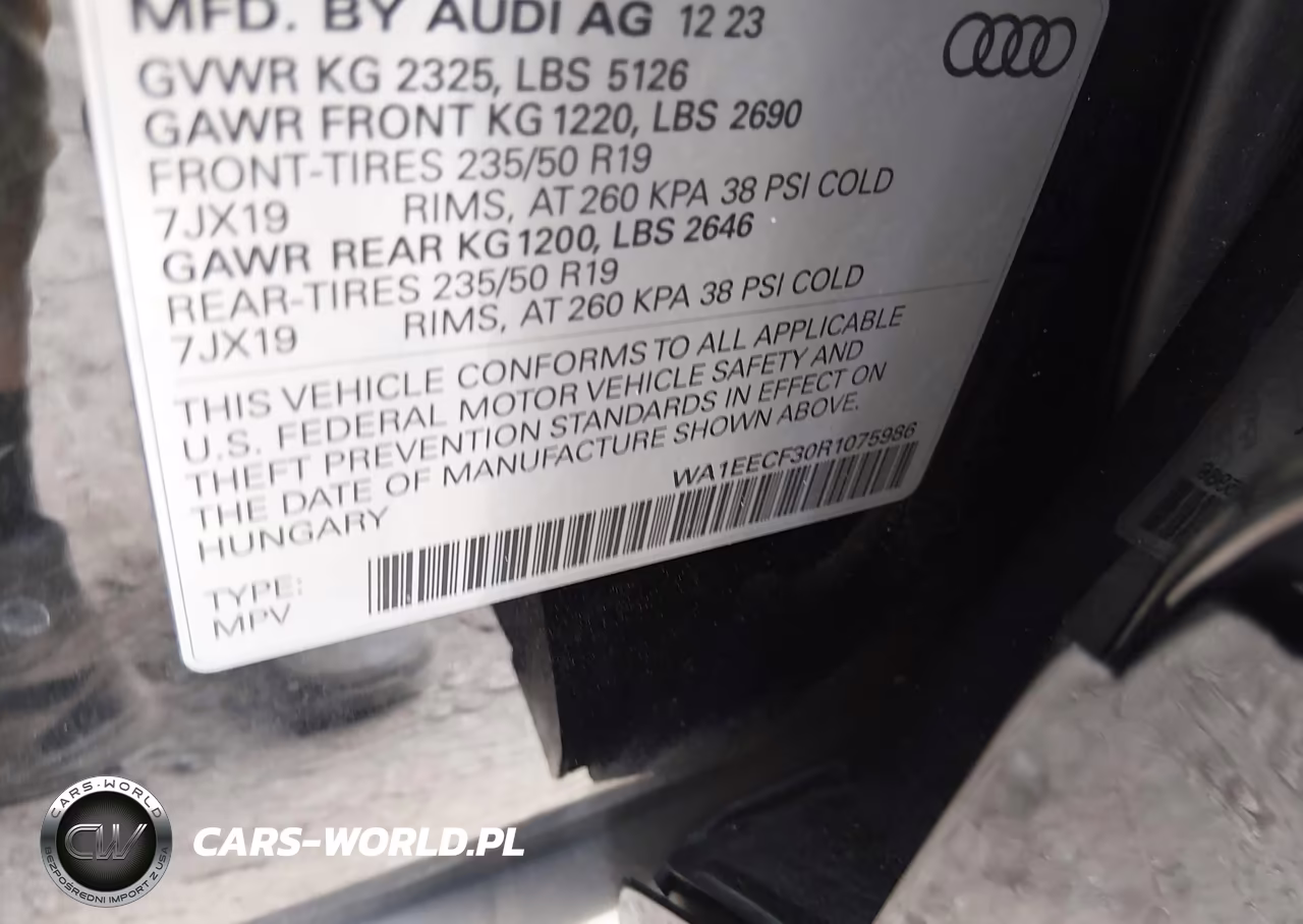 2024 Audi Q3 Premium Plus 45 Tfsi S Line Quattro Tiptronic VIN:WA1EECF30R1075986 - 9