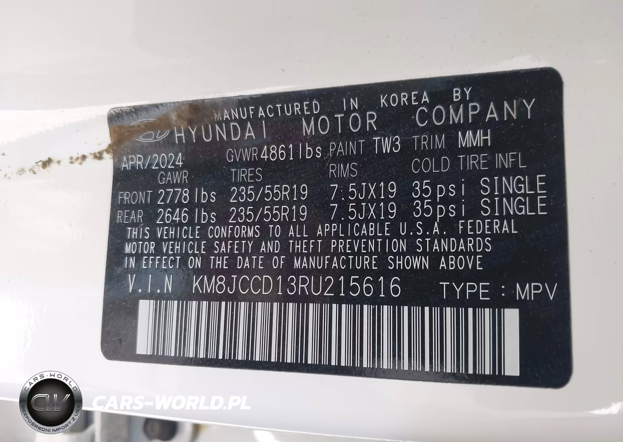 2024 Hyundai Tucson Hybrid Sel Convenience VIN:KM8JCCD13RU215616 - 9