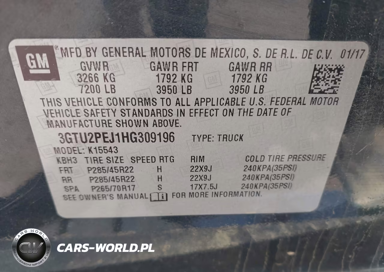 2017 GMC Sierra 1500 Denali VIN:3GTU2PEJ1HG309196 - 9
