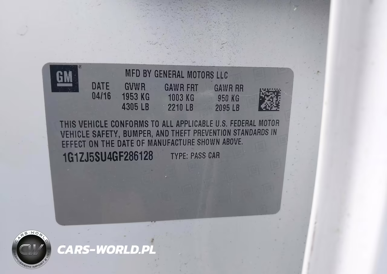 2016 Chevrolet Malibu Hybrid VIN:1G1ZJ5SU4GF286128 - 9