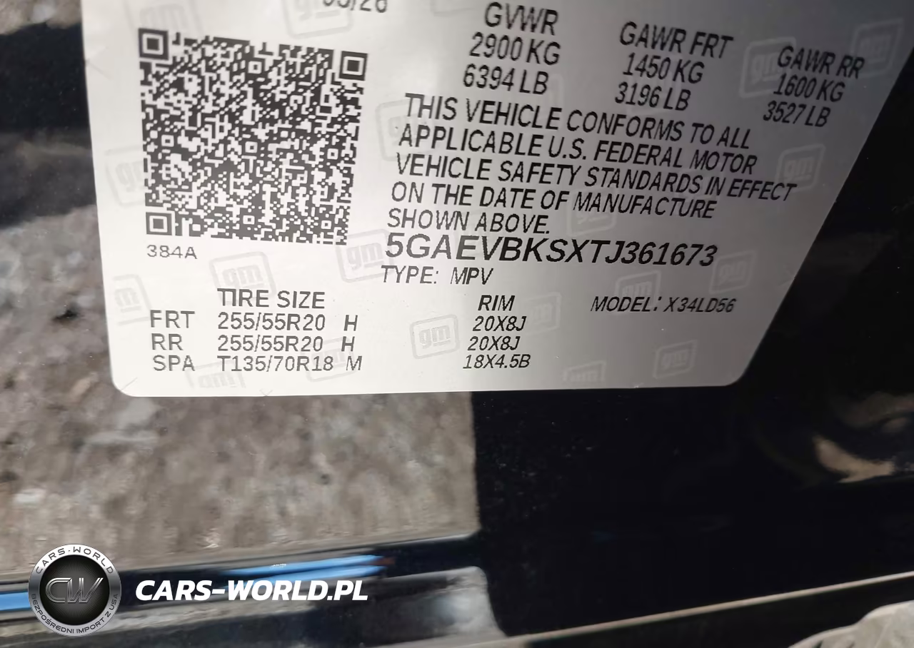 2026 Buick Enclave Sport Touring Fwd VIN:5GAEVBKSXTJ361673 - 9