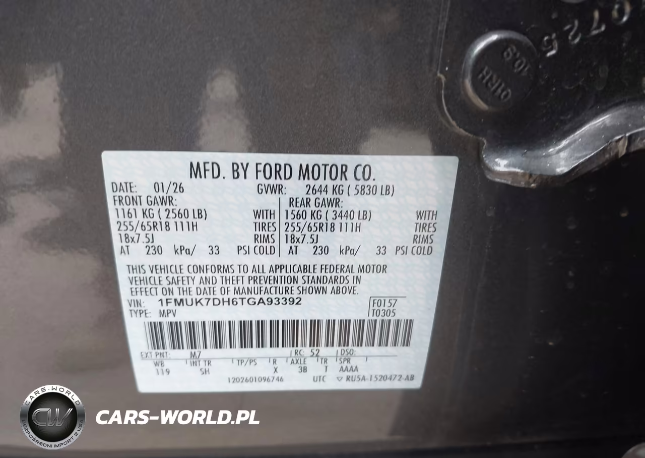 2026 Ford Explorer Active VIN:1FMUK7DH6TGA93392 - 9